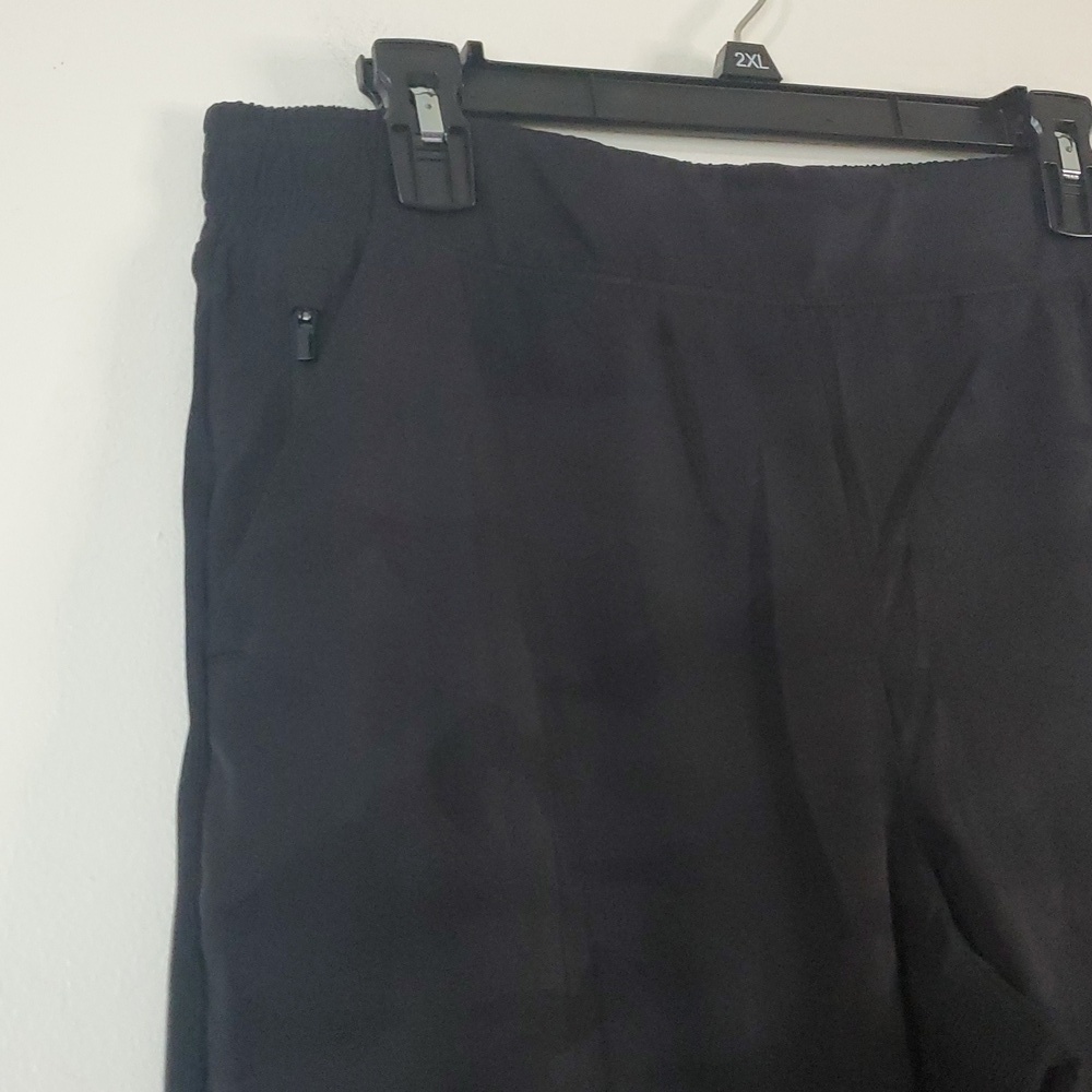 Athleta Brooklyn Lined Black Camo Joggers Size 14 - Picture 2 of 16